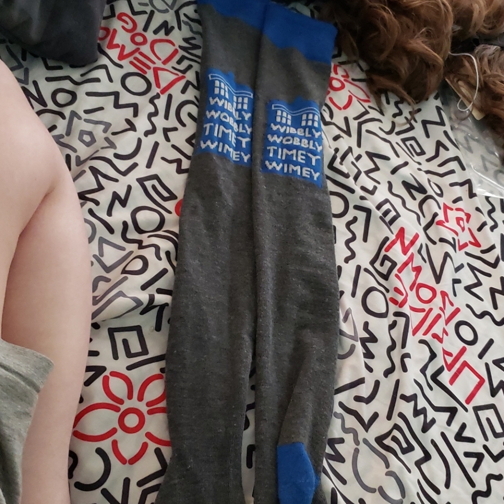 Knee high doctor who socks - Picture 2 of 2